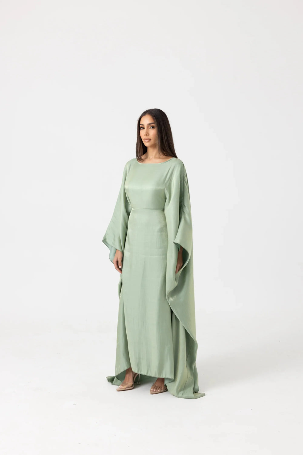 Luxe Satijnen Butterfly Abaya