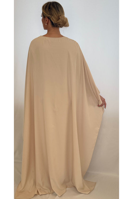 Satijn Beige Abaya